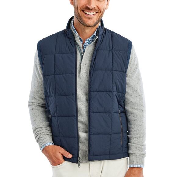 Johnnie-O Other - JOHNNIE-O Savard Full Zip Puffer Vest in Twilight Blue Size XL